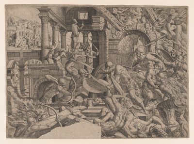 Worek Troi, 1535-55. autorstwa Jean Mignon