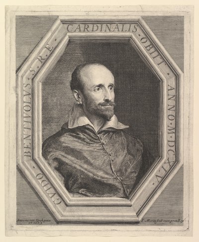 kard. Bentivoglio. autorstwa Jean Morin