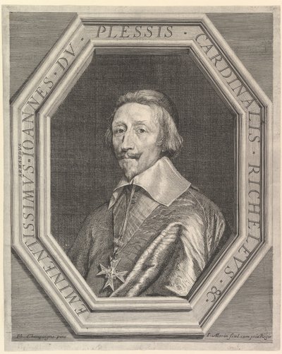 kardynał de Richelieu. autorstwa Jean Morin