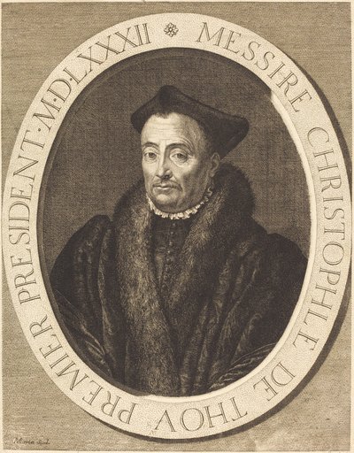Christopher de Thou autorstwa Jean Morin