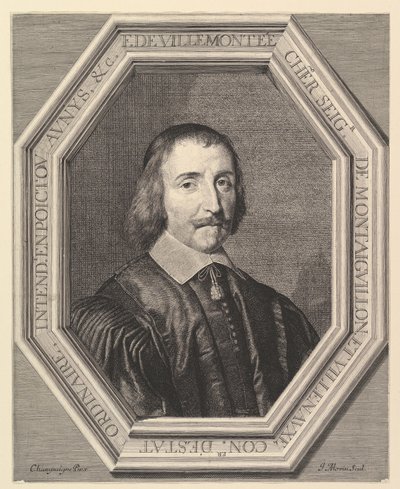 Francois de Villemontee, radny stanu zwyczajnego. autorstwa Jean Morin