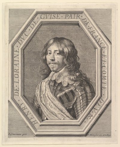 Henryk II Lotaryński, książę Guise. autorstwa Jean Morin