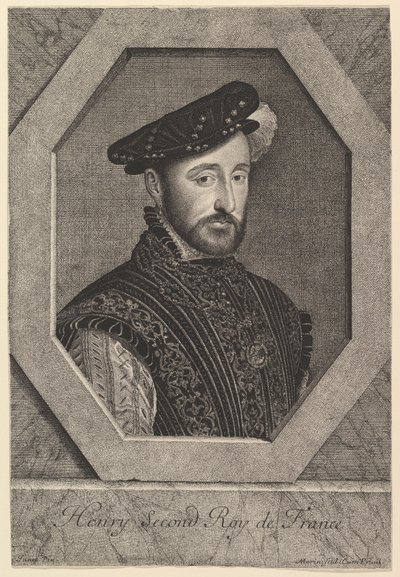 Henryk II, król Francji. autorstwa Jean Morin