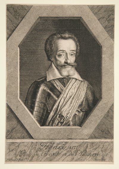 Henryk IV, król Francji autorstwa Jean Morin