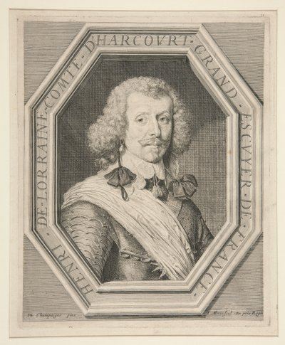 Henri de Lorraine, hrabia Harcourt, zwany Cadet la Perle (1601-1666) autorstwa Jean Morin