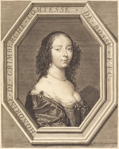 Honorine Grimberge, hrabina Bossu autorstwa Jean Morin