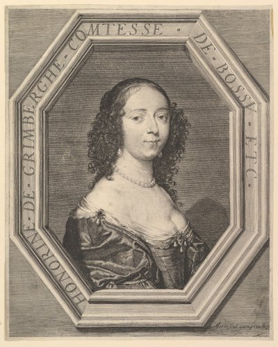 Honorine de Grimberghe, hrabina Dzwonnika. autorstwa Jean Morin