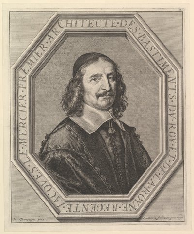 Jacques Le Mercier, architekt króla. autorstwa Jean Morin