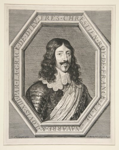 Ludwik XIII, król Francji (1601-1643) autorstwa Jean Morin