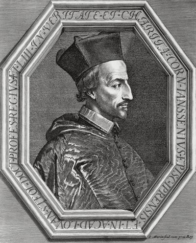 Portret Corneille’a Jansensa (Cornelius Jansen autorstwa Jean Morin