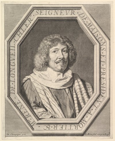 Rene de Longueil, przyszły markiz de Maisons. autorstwa Jean Morin