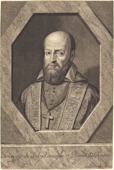 Św. Franciszek Salezy autorstwa Jean Morin