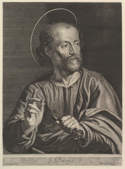 Święty Piotr. autorstwa Jean Morin