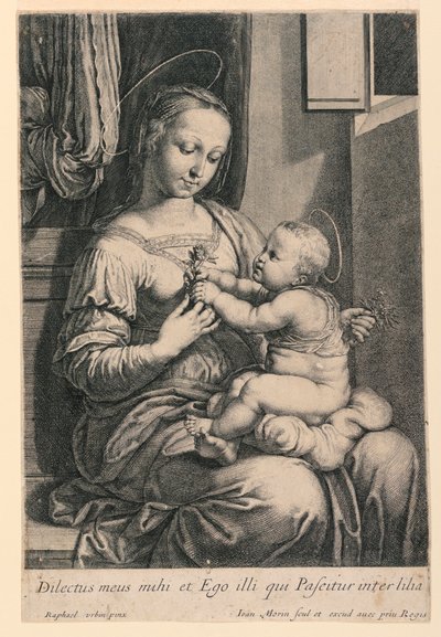 Madonna z Dzieciątkiem autorstwa Jean Morin