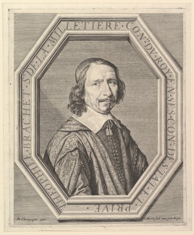 Teofil Brachet de la Milletiere, doradca króla. autorstwa Jean Morin