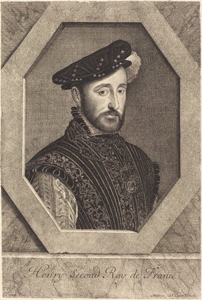 Henryk II autorstwa Jean Morin after François Clouet