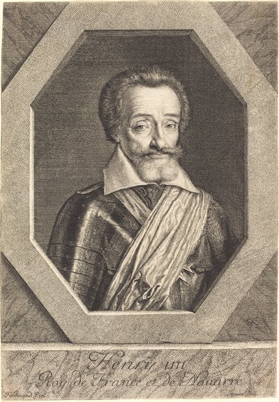 Henryk IV autorstwa Jean Morin after Louis Elle I
