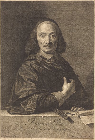 Antoine Vitre autorstwa Jean Morin after Philippe de Champaigne