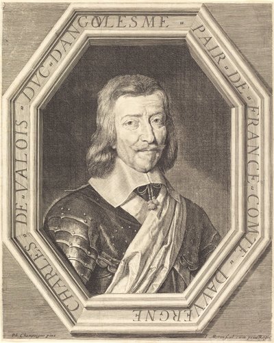Charles de Valois, książę Angouleme autorstwa Jean Morin after Philippe de Champaigne
