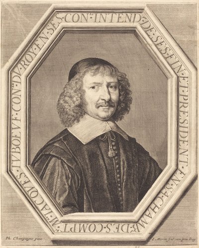 Jacques Tuboeuf autorstwa Jean Morin after Philippe de Champaigne