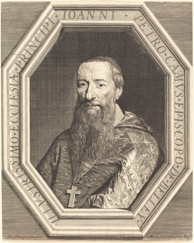 Jean-Pierre Camus autorstwa Jean Morin after Philippe de Champaigne