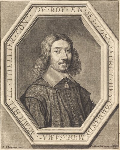Michel le Tellier autorstwa Jean Morin after Philippe de Champaigne