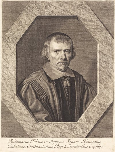Omer Talon autorstwa Jean Morin after Philippe de Champaigne