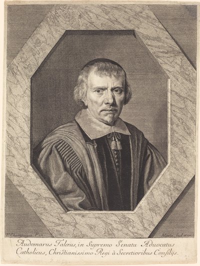 Omer Talon autorstwa Jean Morin after Philippe de Champaigne