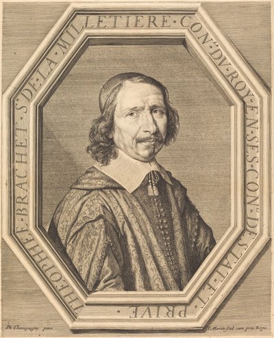 Teofil Brachet de la Milletiere autorstwa Jean Morin after Philippe de Champaigne