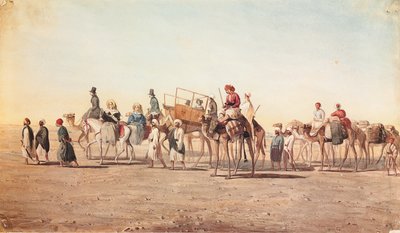 Nasza karawana na pustyni autorstwa Jean Nicolas Henri de Chacaton