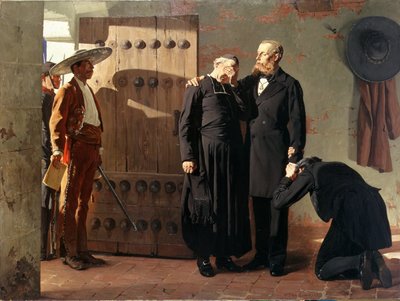Ostatnie chwile Maksymiliana, 1882 autorstwa Jean Paul Laurens