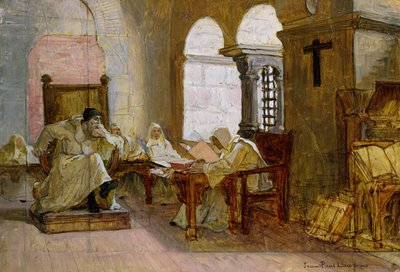 Mężczyźni Świętego Oficjum (patrz także 391130) autorstwa Jean Paul Laurens