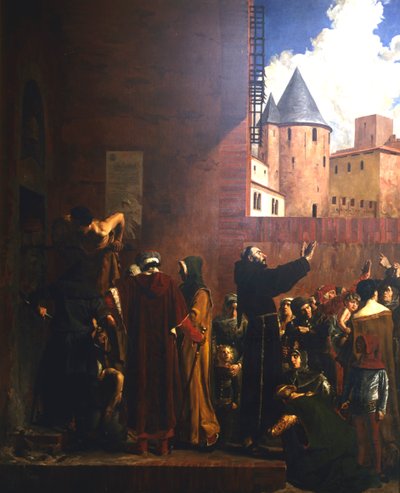 Oblężenie Carcassonne, 1209 c1858-1921 autorstwa Jean Paul Laurens