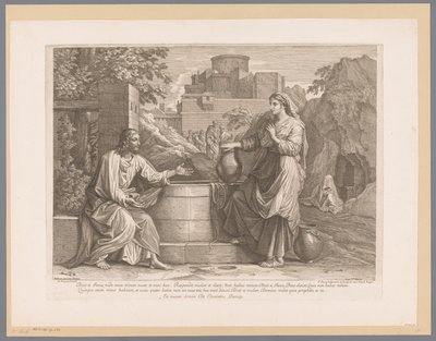 Chrystus i Samarytanka autorstwa Jean Pesne