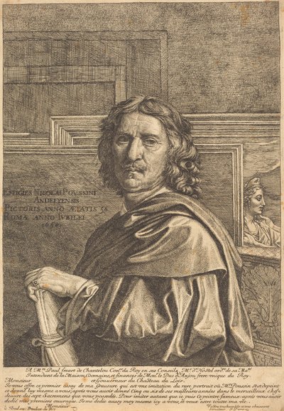 Mikołaja Poussina autorstwa Jean Pesne after Nicolas Poussin