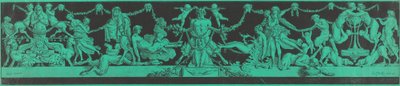 Bacchanale z postaciami egipskimi i klasycznymi autorstwa Jean Philippe Guy le Gentil, Comte de Paroy, after Charles Monnet