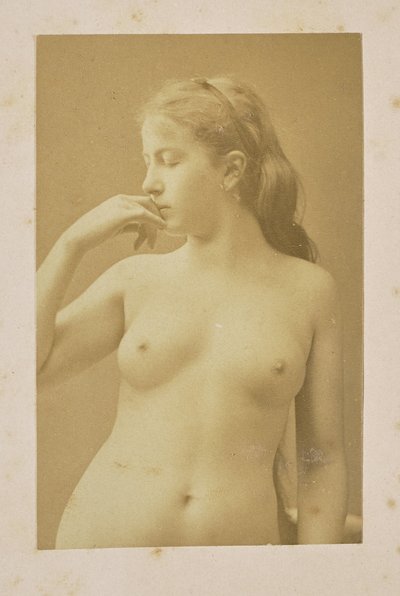 [Portret kobiety nago]. autorstwa Jean Pierre Bertrand Eugène Pégot Ogier