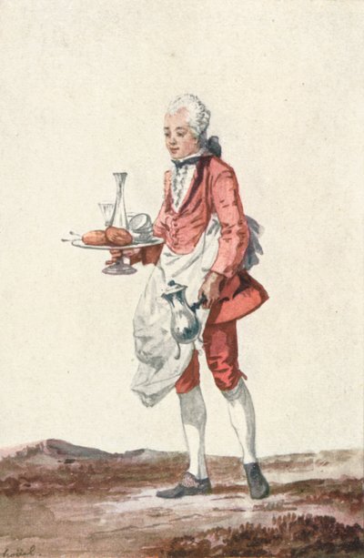 La Bouquetiere Garcon Cafetiere, XVIII w., 1903 autorstwa Jean Pierre Houel