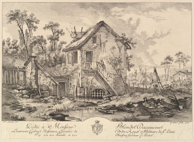 Krajobraz, 1759. autorstwa Jean Pierre Houel