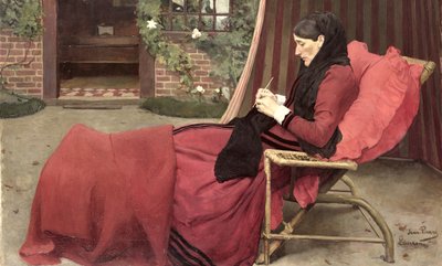 Portret mojej matki, 1902 autorstwa Jean Pierre Laurens
