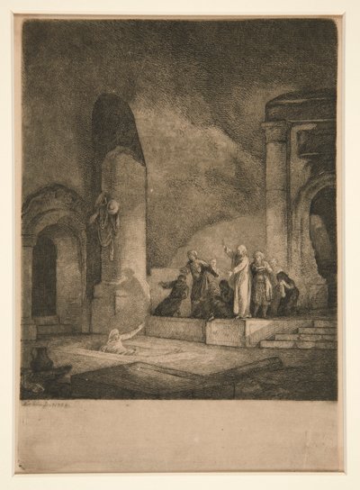 Wskrzeszenie Łazarza autorstwa Jean Pierre Norblin