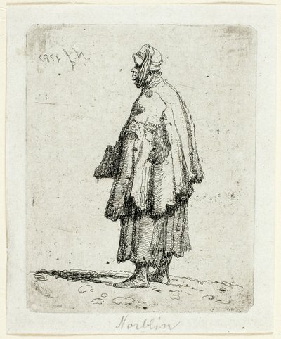 Kobieta żebraczka autorstwa Jean Pierre Norblin de La Gourdaine
