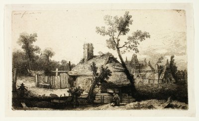 Wioska autorstwa Jean Pierre Norblin de La Gourdaine