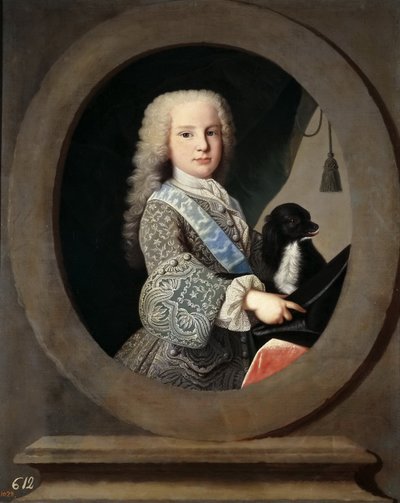 Luis Antonio Jaime z Hiszpanii 1727-1785, kardynał Infante, 1731. autorstwa Jean Ranc