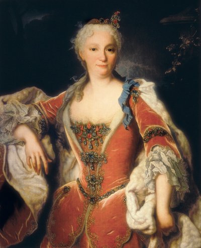 Portret Elżbiety Farnese (Parma autorstwa Jean Ranc