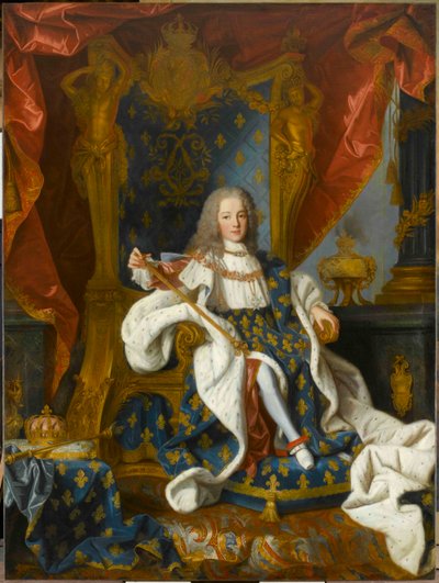 Portret Ludwika XV 1710-1774 króla Francji w wieku 9 lat 1719. autorstwa Jean Ranc