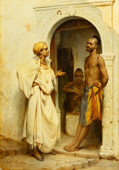 Flirt, autorstwa Jean Raymond Hippolyte Lazerges