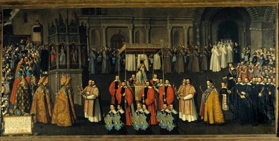 Życzenie zarazy, procesja 22 kwietnia autorstwa Jean Solvain