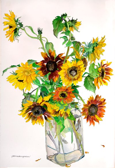 Karens Sunflowers autorstwa Jean Swan Gordon