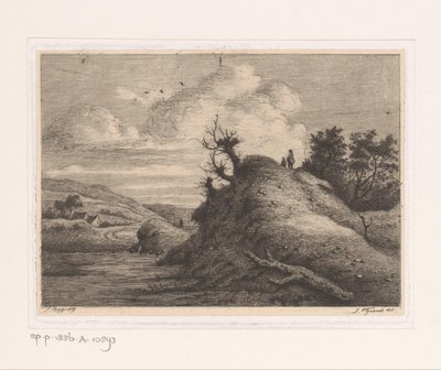 Wędrowcy w krajobrazie wydm autorstwa Jean Théodore Joseph Linnig